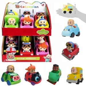 Cocomelon vehículo de 10cm con figura