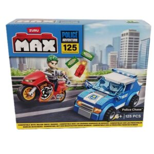 Max Policia. Para armar de 125 piezas Compatible con otras marcas de ladrillos