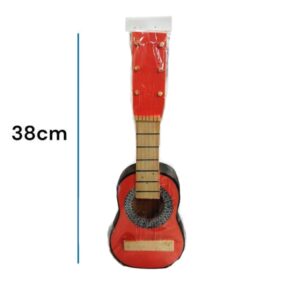 Guitarra de madera color N°1. 38cm alt