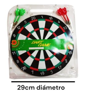 Dardos x 4 con blanco de 29cm diametro