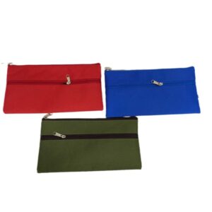 Canopla chata 2 cierres cordura 22.5cm x 11.5cm