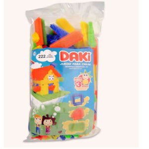 Daki 222 de 164 piezas,trae cabezas de animales,ojos,zapatos.Apto para menores de 3 años por traer las piezas más grandes