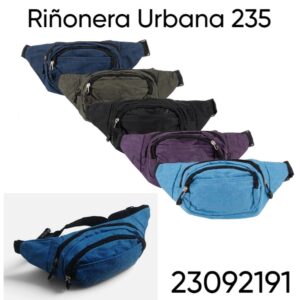 Riñonera Urbana 235. Tiene 4 compartimientos (23092191)