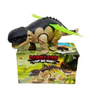 Dinosaurio 26cm camina luz sonido .caja 18×10cm