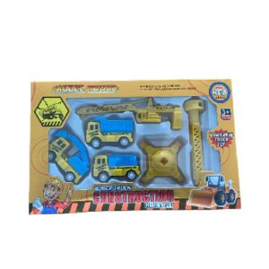 Set camiones caja con grua