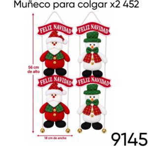 Adorno de Puerta – Muñeco x 2 para colgar 452 (9145)