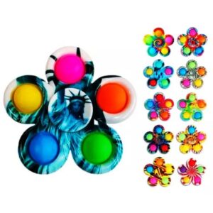 Spinner con pop it colores bolsa
