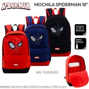 Mochila 18 pulgadas Spiderman 130