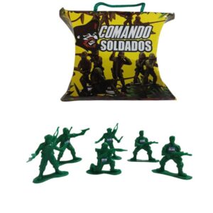 Soldados plasticos x 6 unidades