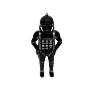 Telefono con forma de robot a pila 17cm