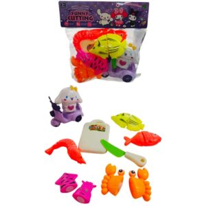 Set de comidas con abrojo y muñeco con scooter 362-6