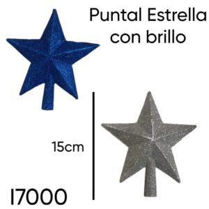 Puntal estrella brilloso 15cm 312 (I7000)