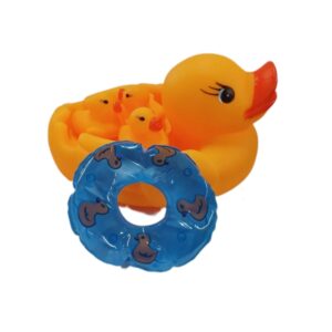 Chifles pata con 3 patitos con salvavidas.