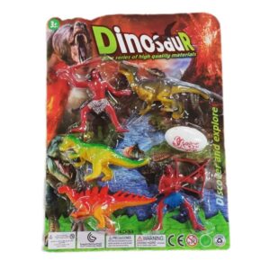 Dino x6 con huevo, 10/11cm. Blister 27 x 21cm.
