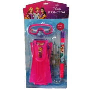 Mascara snorkel con patas largas princesas