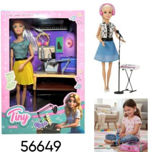 Muñeca Tiny Musica con piano y accesorios 77437 (56649)
