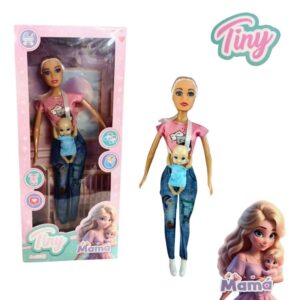 Muñeca Tiny Mamá con bebé 77427
