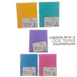 Carpeta 3 polipropileno