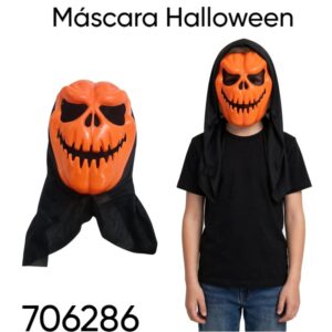 Mascara Halloween con tela (706286)
