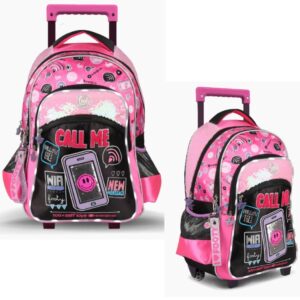 Mochila carro 18 pulgadas Footy Call Me con luz led