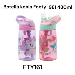 Botella plastico 480ml koala footy
