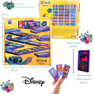 Domino gigante Stitch. Fichas plasticas.