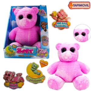 Stretch soft Bear. Osos soft apretable de 25cm alt., con fragancia e iluminación al apagar la luz
