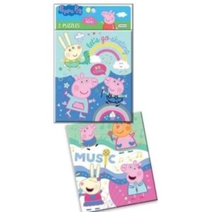 Rompecabezas Peppa x 6/9 piezas.