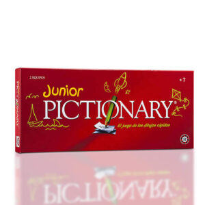 Juego dibujo pictionary Jr.Edad +7.Juego en equipo en el que dibujando se avanza en el tablero.