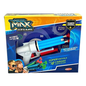 Pistola de 25cm lanza dardos power max