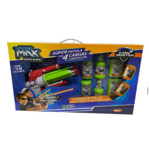 Pistola 25cm c/lanza dardos y botellas