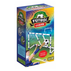 Arco de fútbol grande plástico con caños de 5 cm.Medida:1.80m x 1.20 m x 0.65m
