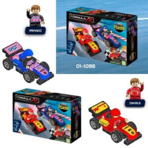 Rasti Formula R 65 piezas. Trae 2 muñecos