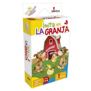 Juego de naipes infantiles imita en la granja