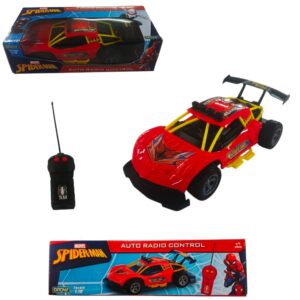 Auto a radio control Spiderman a escala 1.18
