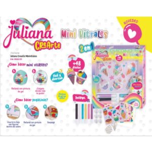 Juliana crearte mini vitrales y pegatinas