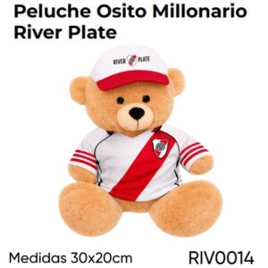 Peluche Osito River Millonario (Riv0014)