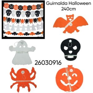 Guirnalda Halloween 240cm. Motivos surtidos (26030916)
