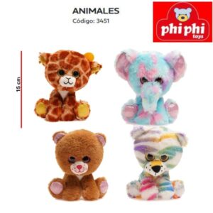 Animales de peluche 16cm (4 modelos)
