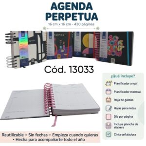 Agenda Perpetua 430 hojas (13033)