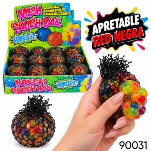 Apretable pelota red negra (90031)