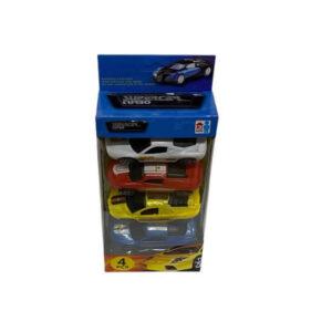 Set de 4 autos .Caja10.5cm x 23.5cm