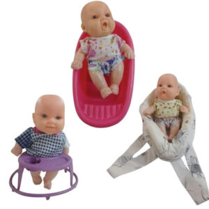 Bebe 19cm gestitos con accesorios