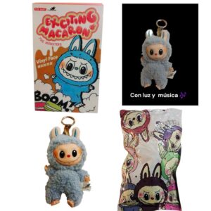 Peluche labubu con sonido y luz