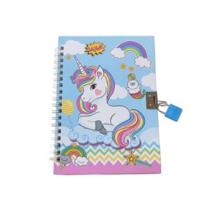 Diario intimo unicornio con candado