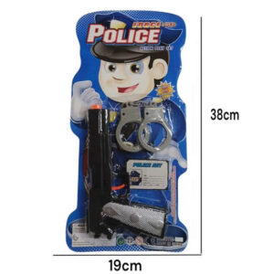 Set policia con esposas y carnet 10771