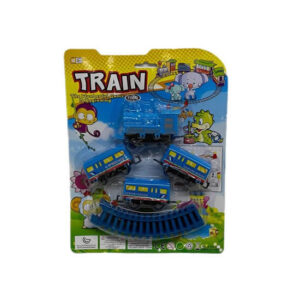Pista de tren con vagones a pila.Blister21cm x28.5cm