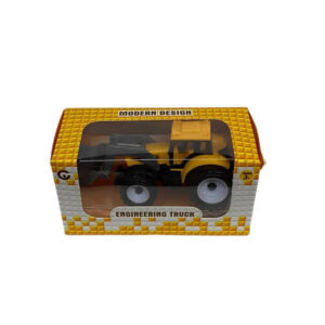 Tractor amarillo.Caja:13.5 x7cm