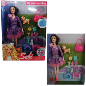Muñeca Sofi con perro y accesorios 12388