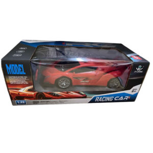 Auto radio control rojo 4 funciones 23cm